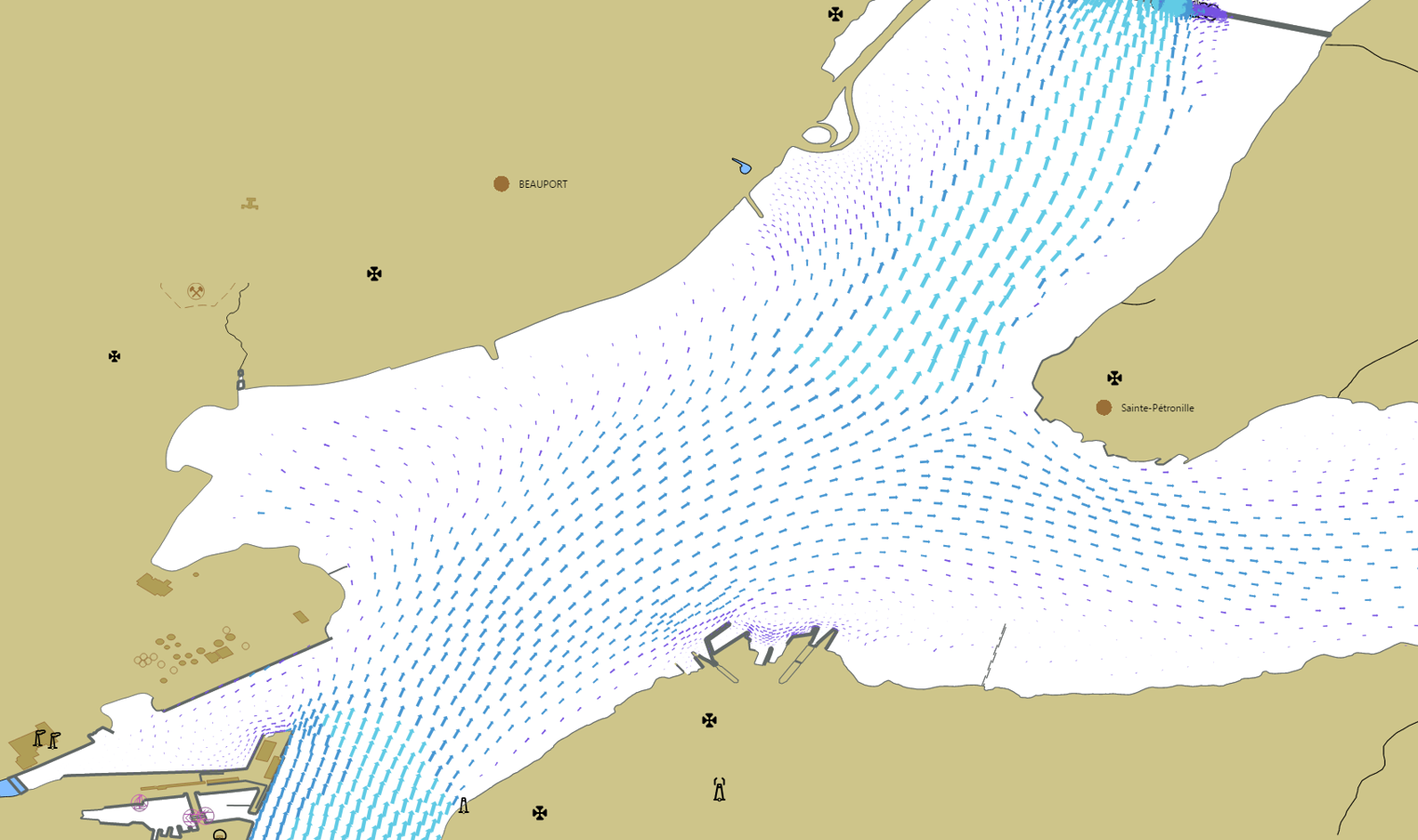 St. Lawrence S-111 Surface Currents.